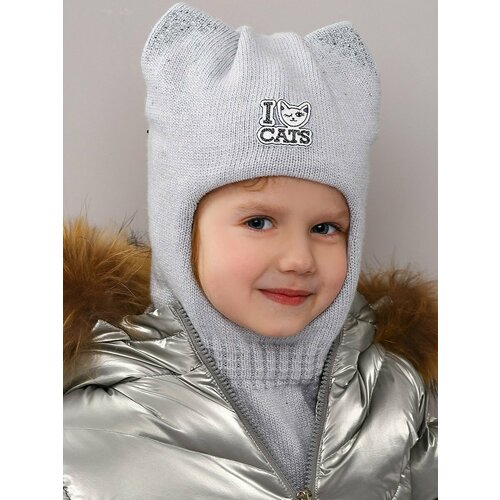 фото Шапка noble people, размер 50-52, серый