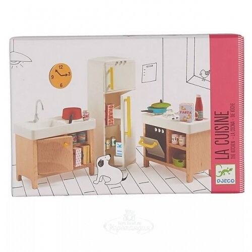 Мебель для кукольного дома Кухня (Djeco 07833) - фото №4