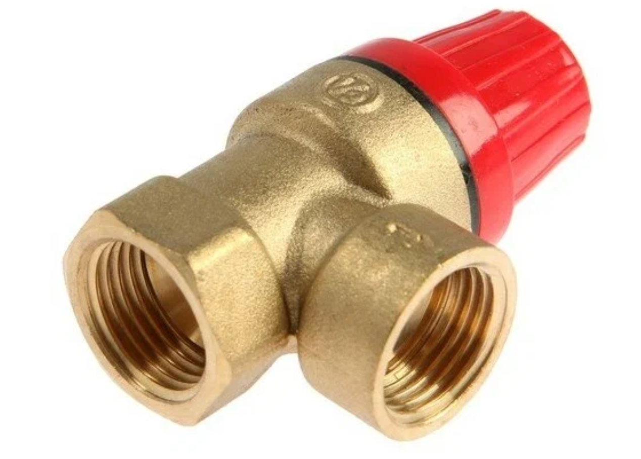 Клапан предохранительный 1/2" вн-вн, 1,5 бар — фото 6
