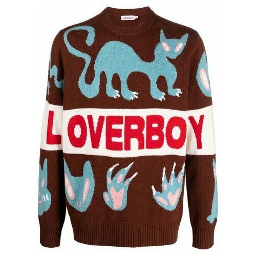 фото Джемпер charles jeffrey loverboy, размер m, коричневый