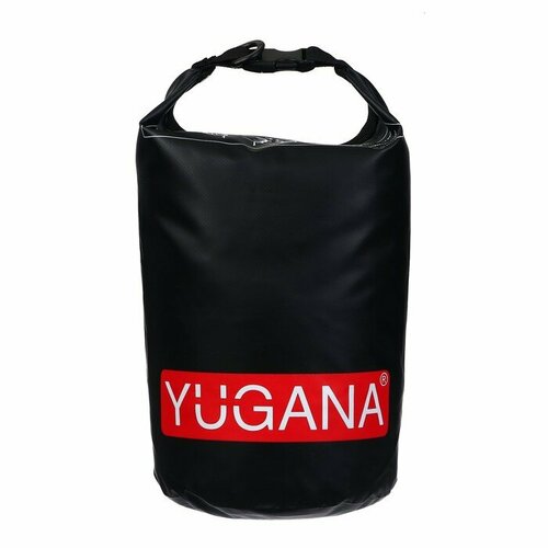 фото Гермомешок yugana, пвх, водонепроницаемый 5 литров, один ремень, черный (комплект из 2 шт)