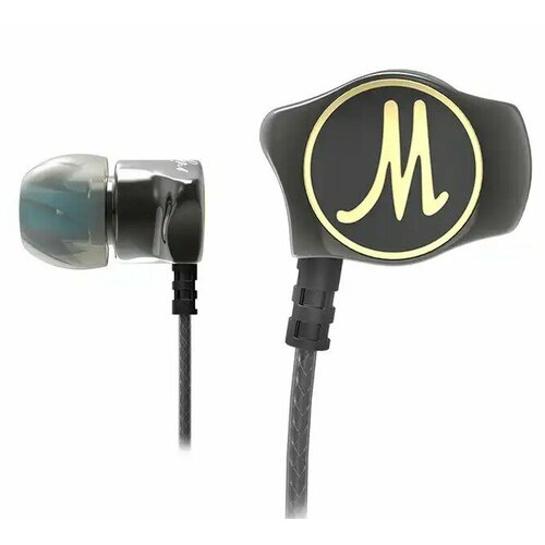 Наушники динамические QKZ-DM7 1DD с золотым покрытием с микрофоном 107100₽