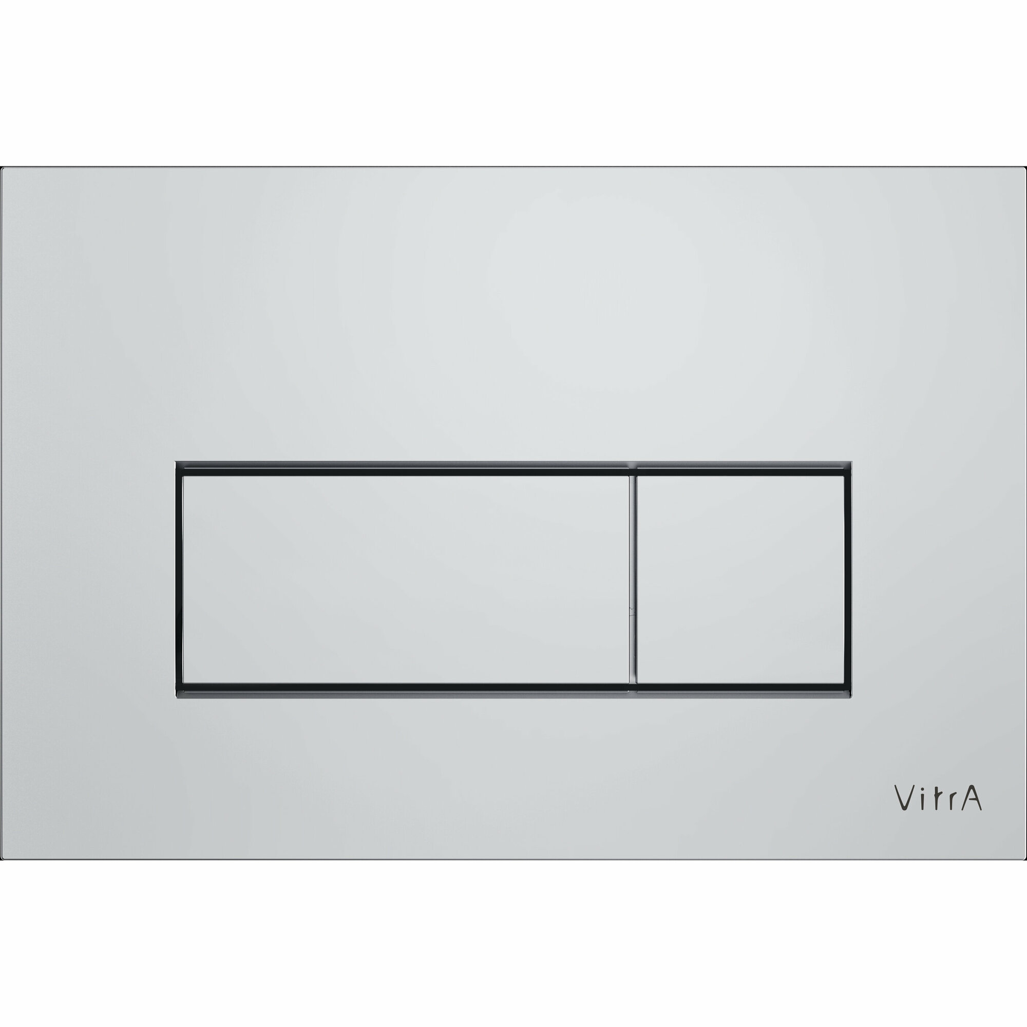 Клавиша смыва двойная VITRA Root Square пластик цвет хром 740-2380