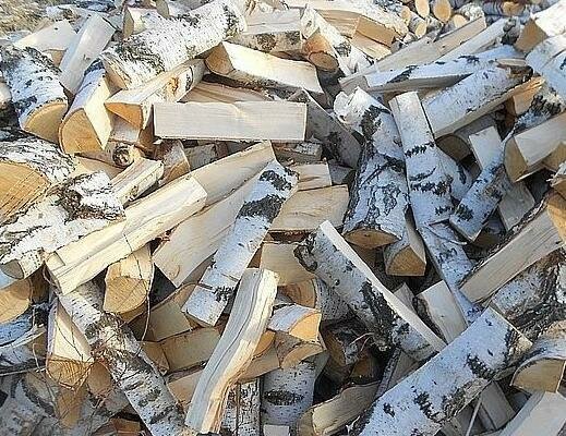 Березовые дрова интерьерные 25 кг без мусора