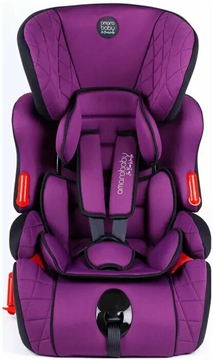 Автокресло AmaroBaby Big trip, группа I/II/III фиолетовый (AB212006BTF/22)