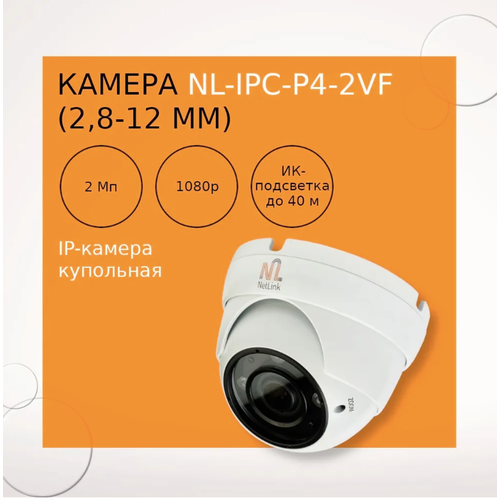 Камера NL-IPC-P4-2VF 28-12 мм IP камера купольная 516900₽