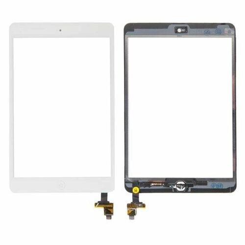 тачскрин для планшета apple ipad mini 1 2 белый Тачскрин для Apple iPad mini/mini 2 Retina (В сборе) Белый - Премиум