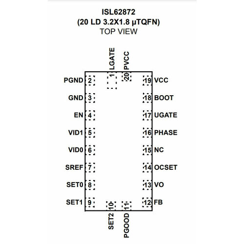 Микросхема ISL62872