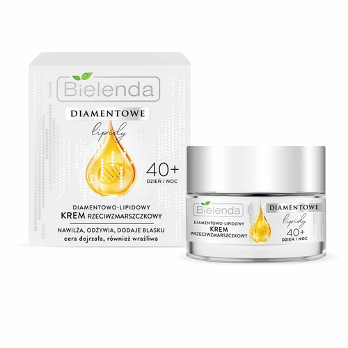 BIELENDA DIAMOND LIPIDS Алмазнолипидный крем против морщин 40+ 50мл крем для лица bielenda diamond lipids алмазно липидный крем против морщин 50