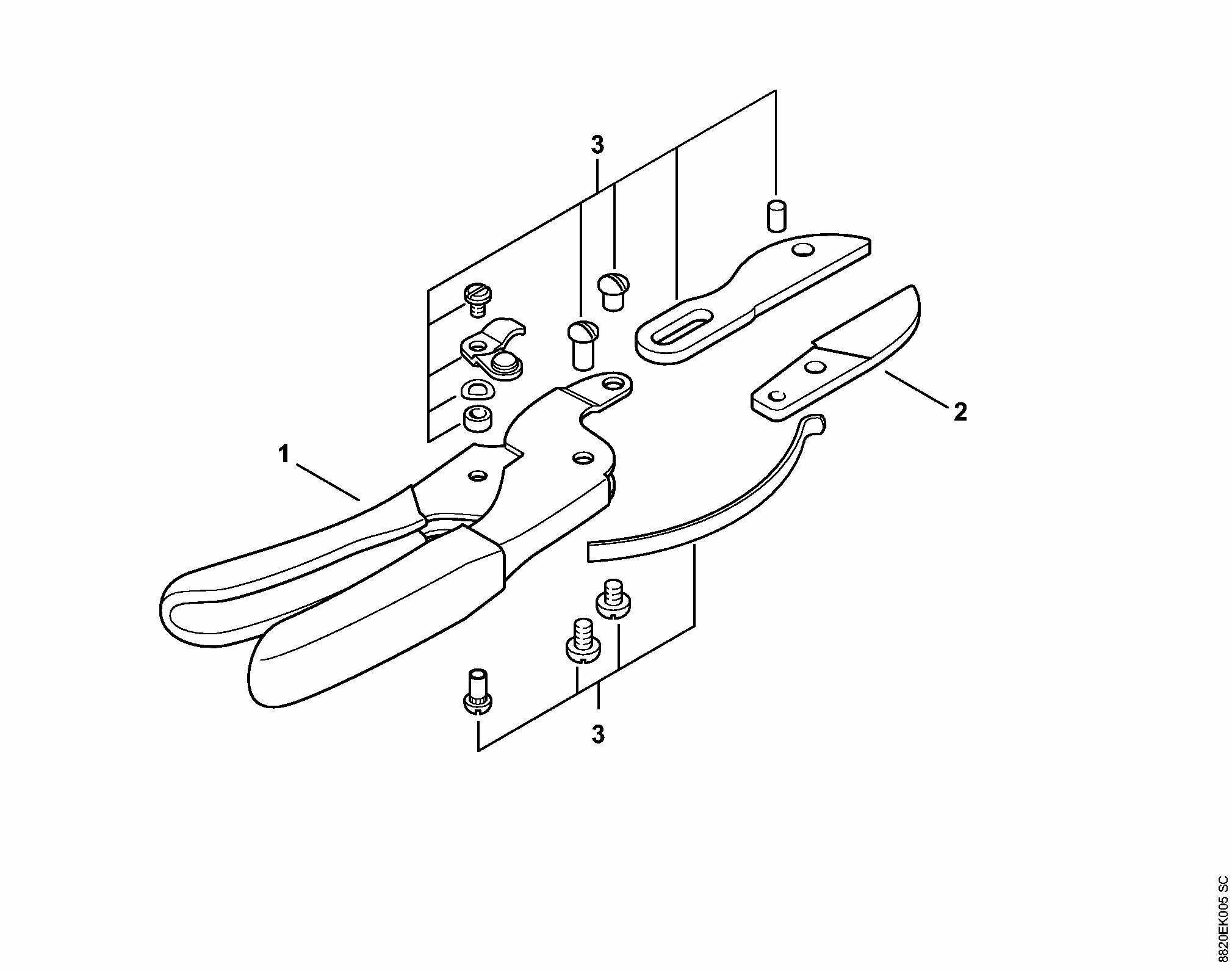 Секатор Stihl Amboss PG 25 0000-881-3639 - фото №3