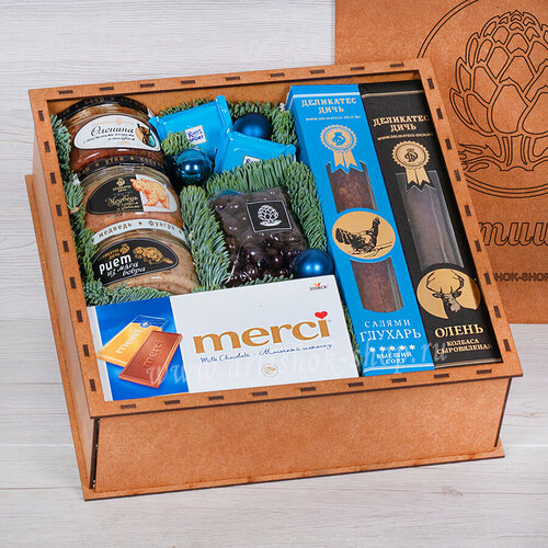 Подарочный набор на Новый Год с дичью ART-Box артишок №2238