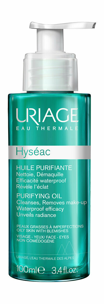 Очищающее масло для лица и контура глаз Uriage Hyseac Purifying Oil