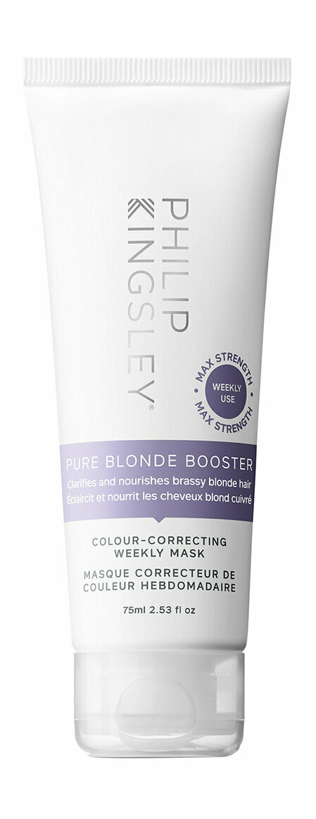 Маска для светлых волос корректирующая оттенок 75 мл Philip Kingsley Pure Blonde Booster Colour-Correcting Weekly Mask