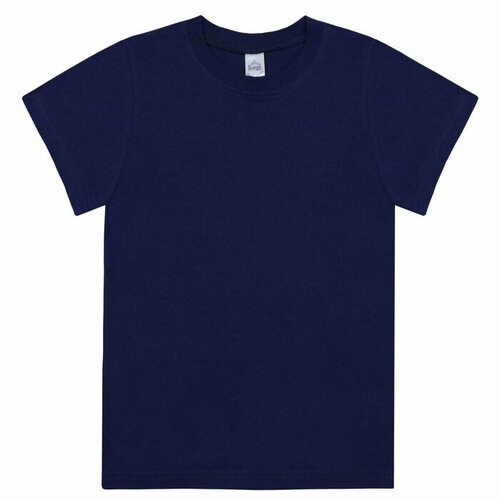 Футболка BONITO KIDS, размер 128, синий детская футболка мопс 128 синий