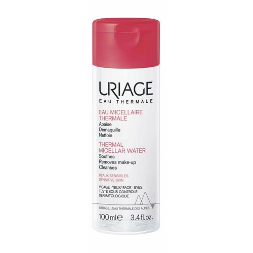 Очищающая мицеллярная вода для чувствительной кожи лица 100 мл Uriage Thermal Micellar Water Sensitive Skin