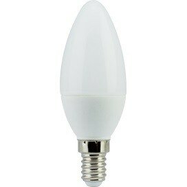 Светодиодная LED лампа Ecola candle LED 6,0W 220V E14 4000K свеча (композит) 101x37 C4LV60ELC