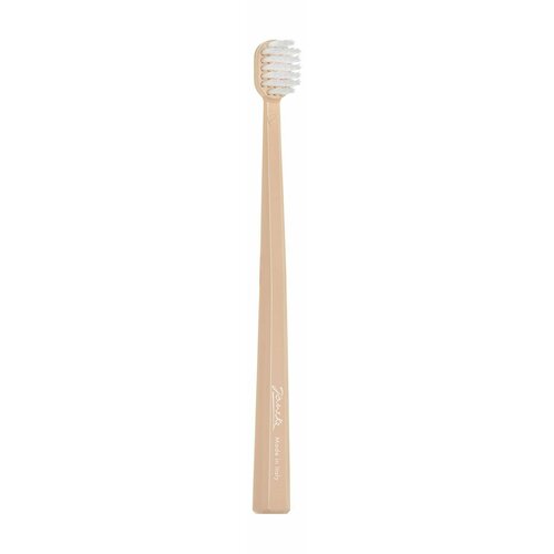 Зубная щетка средней жесткости Janeke Toothbrush Pale