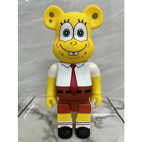 Фигурка Bearbrick Spanch Bob (губка боб 28см) 400%