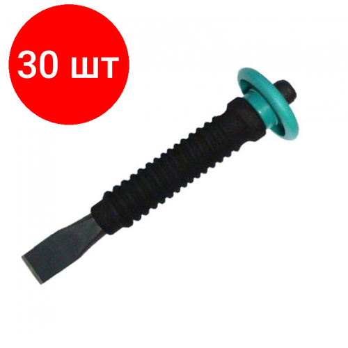 Комплект 30 штук Зубило плоское среднее с защитой CRVMo JETTOOLS P-01-22 38518₽