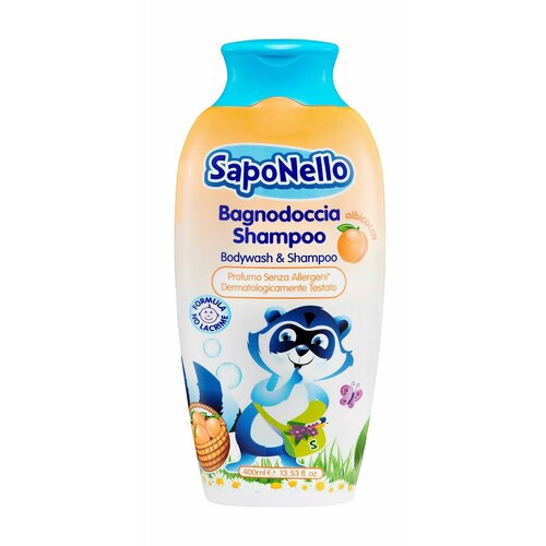 Saponello Bagnodoccia Albicocca Shampoo Средство для мытья тела и шампунь 1438₽