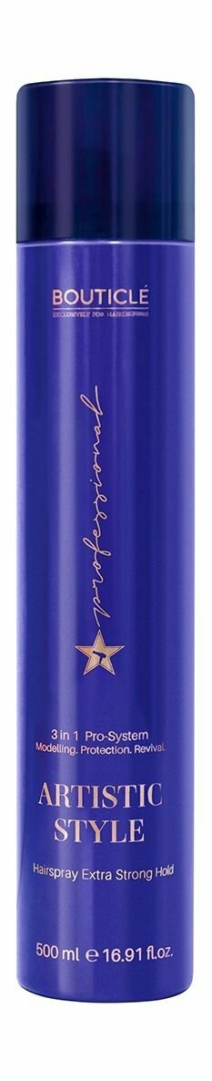 Лак для волос экстра-сильной фиксации Bouticle Artistic Style Hair Spray Extra Strong 3-In-1 Pro-System