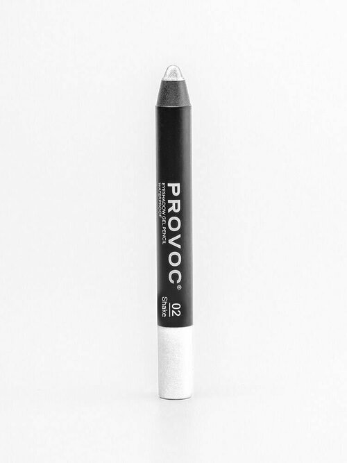 Водостойкие тени карандаш 1 черный матовый Provoc Eyeshadow Pencil