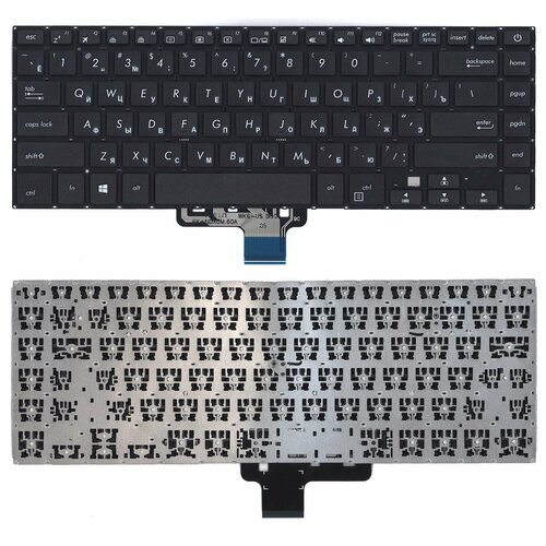 Клавиатура для ноутбука ASUS F510UQ черная с подсветкой