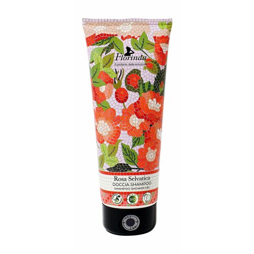 Гель для душа с ароматом дикой розы Florinda Shampoo Shower Gel Rosa Selvatica