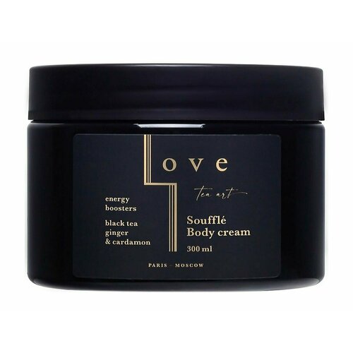 Крем-суфле для тела с ароматом черного чая имбиря и кардамона Love Tea Art Souffle Body Cream Black Tea and Ginger Cardamon 5594₽