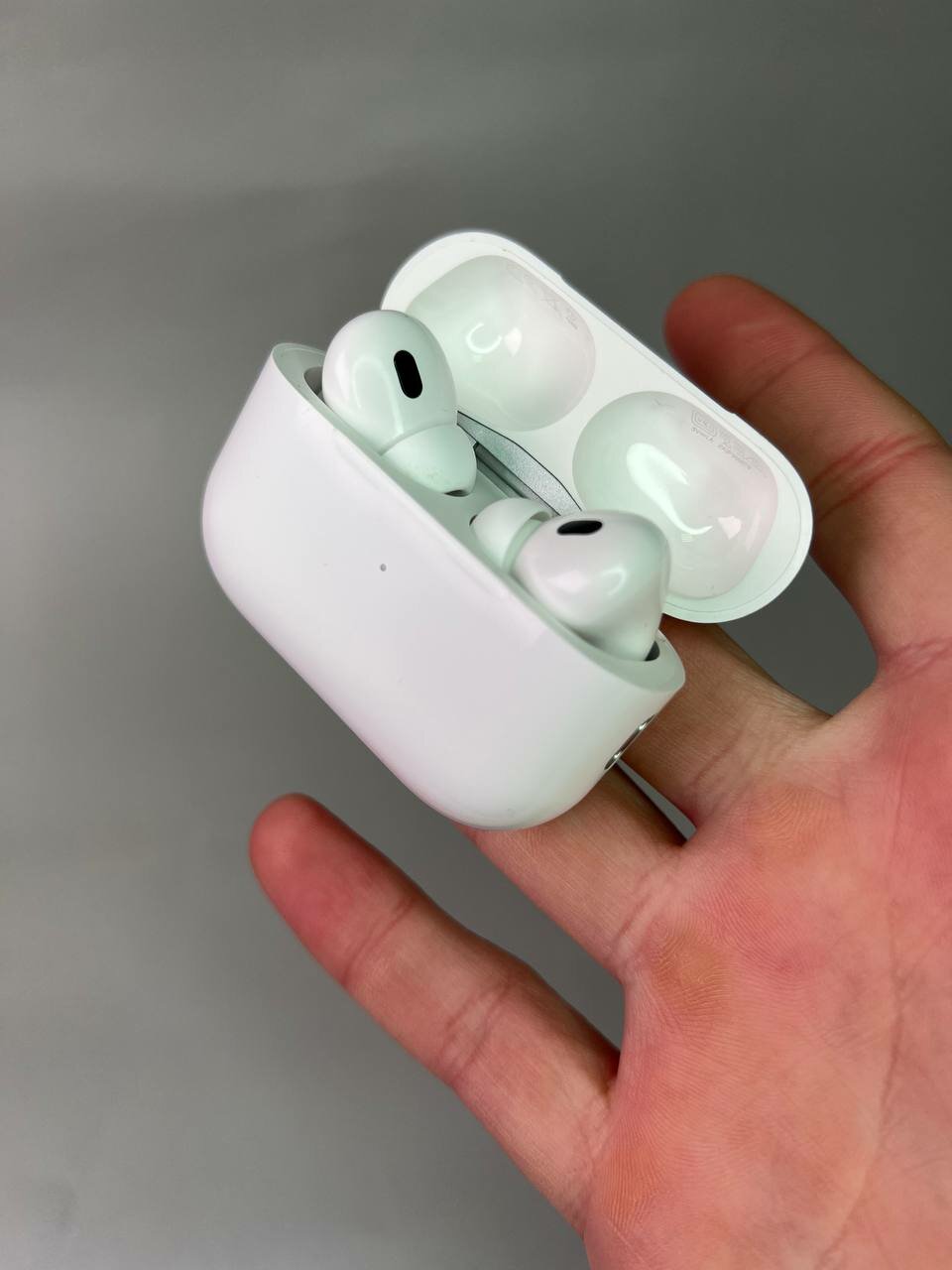 Беспроводные наушники A Pods Pro 2 PREMIUM, Сенсорные Bluetooth наушники c шумоподавлением, Белые, Наушники блютуз с микрофоном, Для iPhone, Android — фото 1