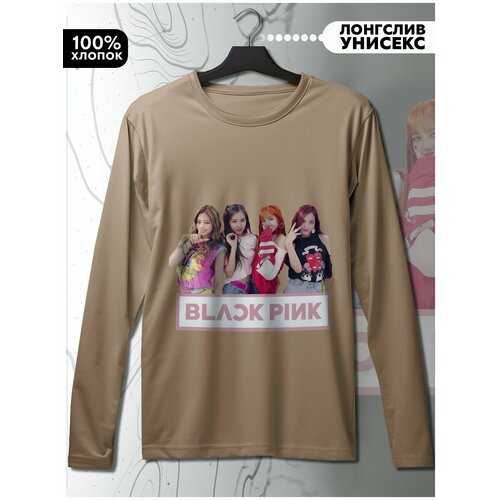 фото Лонгслив hypnotica, размер m, бежевый