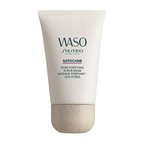 Маска скраб на основе минеральной глины Shiseido Waso Satocane Pore Purifying Scrub Mask