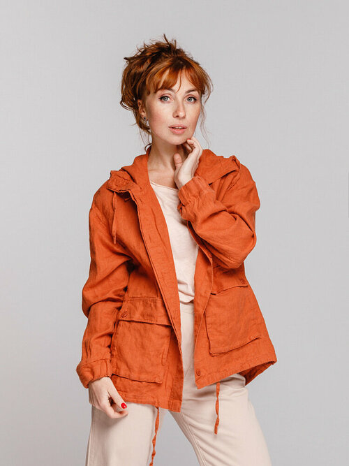 Пиджак Kayros, размер 50-52, оранжевый