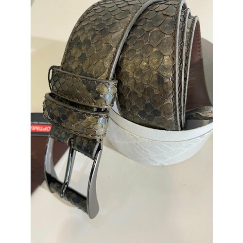 фото Ремень , размер 135, коричневый нет бренда