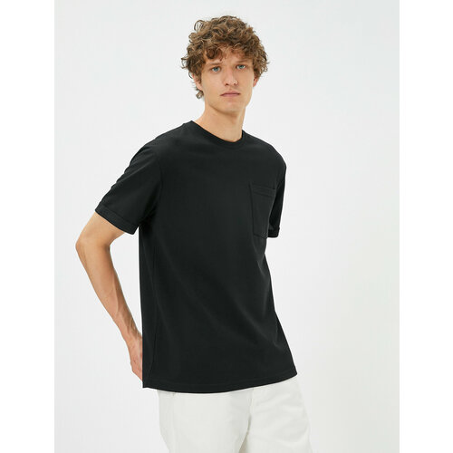 фото Футболка koton, размер m, черный