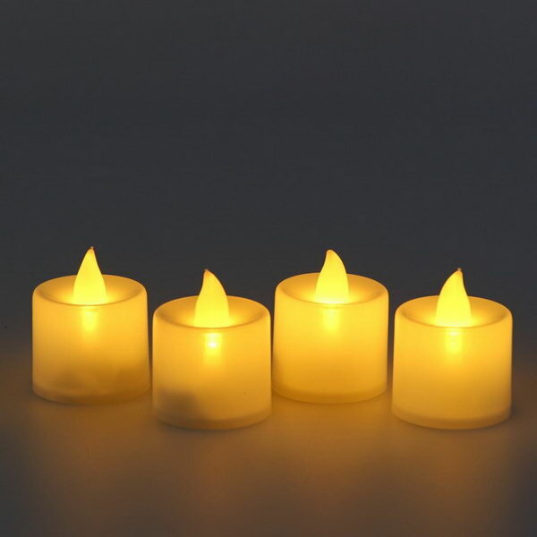 Светодиодные свечи "LED Candle", 4 шт, d=3.5, модель AR-0005