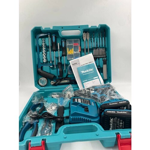 Дрель-шуруповёрт с набором инструментов и кейсом 890000₽