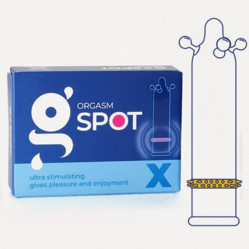 Изображение товара Насадка Sitabella G-Spot X, гладкий латекс, силиконовая смазка