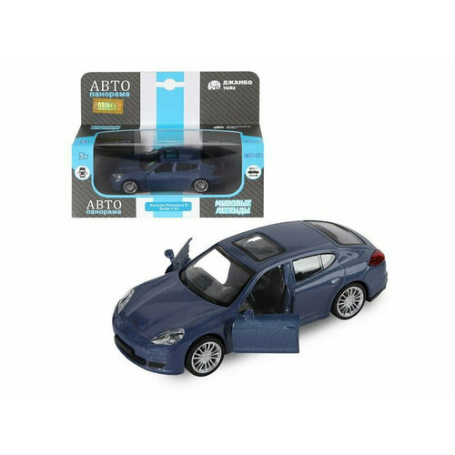 Машина Автопанорама 1:43 Porsche Panamera S синий перламутор JB1200190 автопанарама