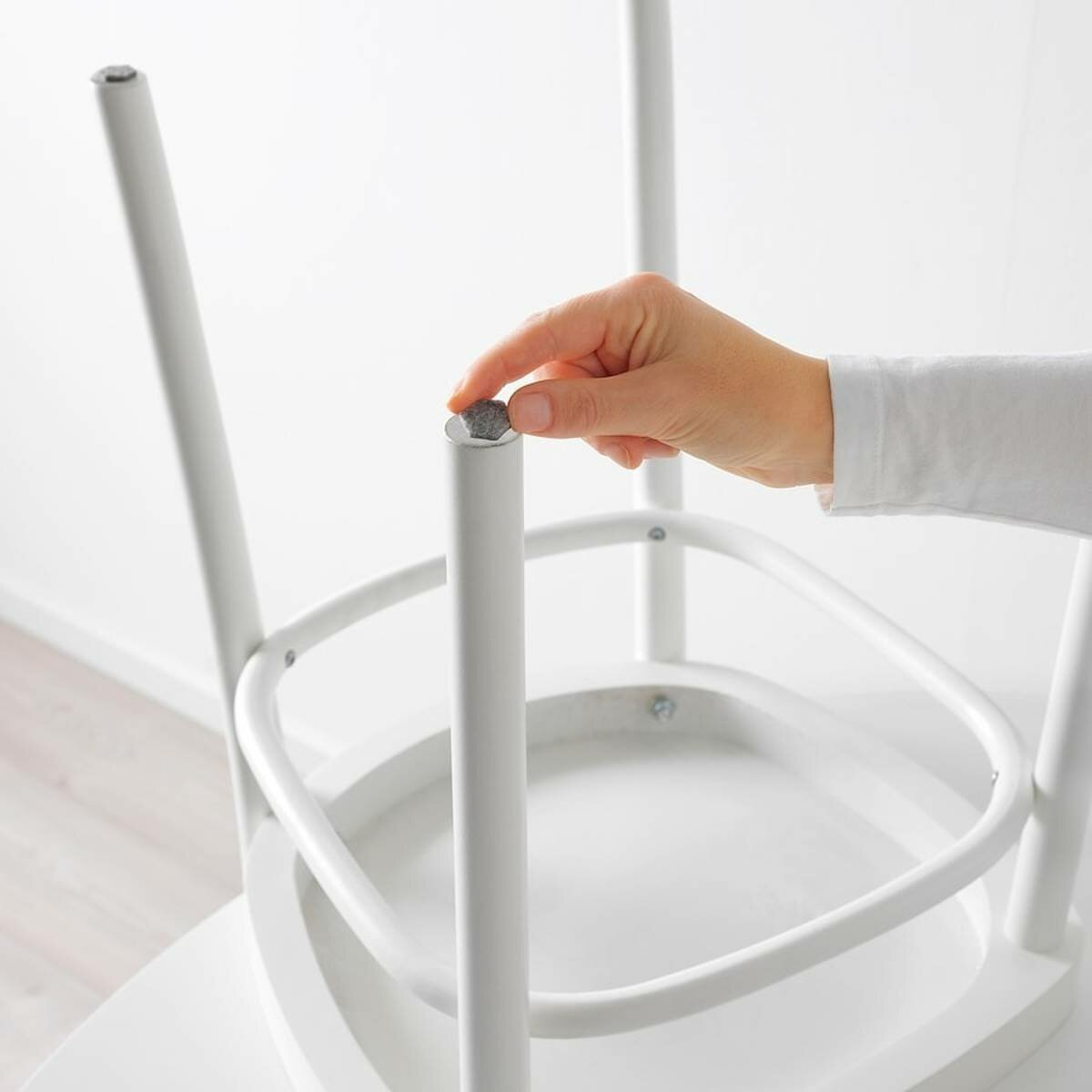 Накладки против царапин для пола IKEA - FIXA (фикса), из полиэстера, цвет серый, 20 штук в наборе — фото 1