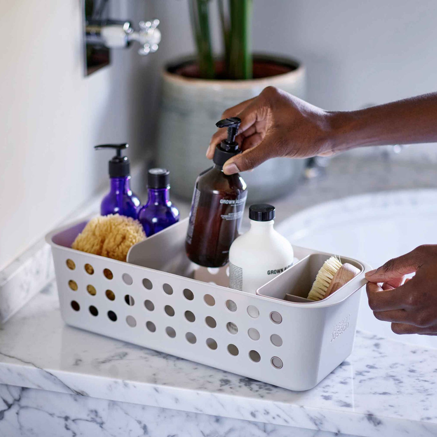 фото Корзина для хранения Joseph Joseph EasyStore Slimline, бежевая