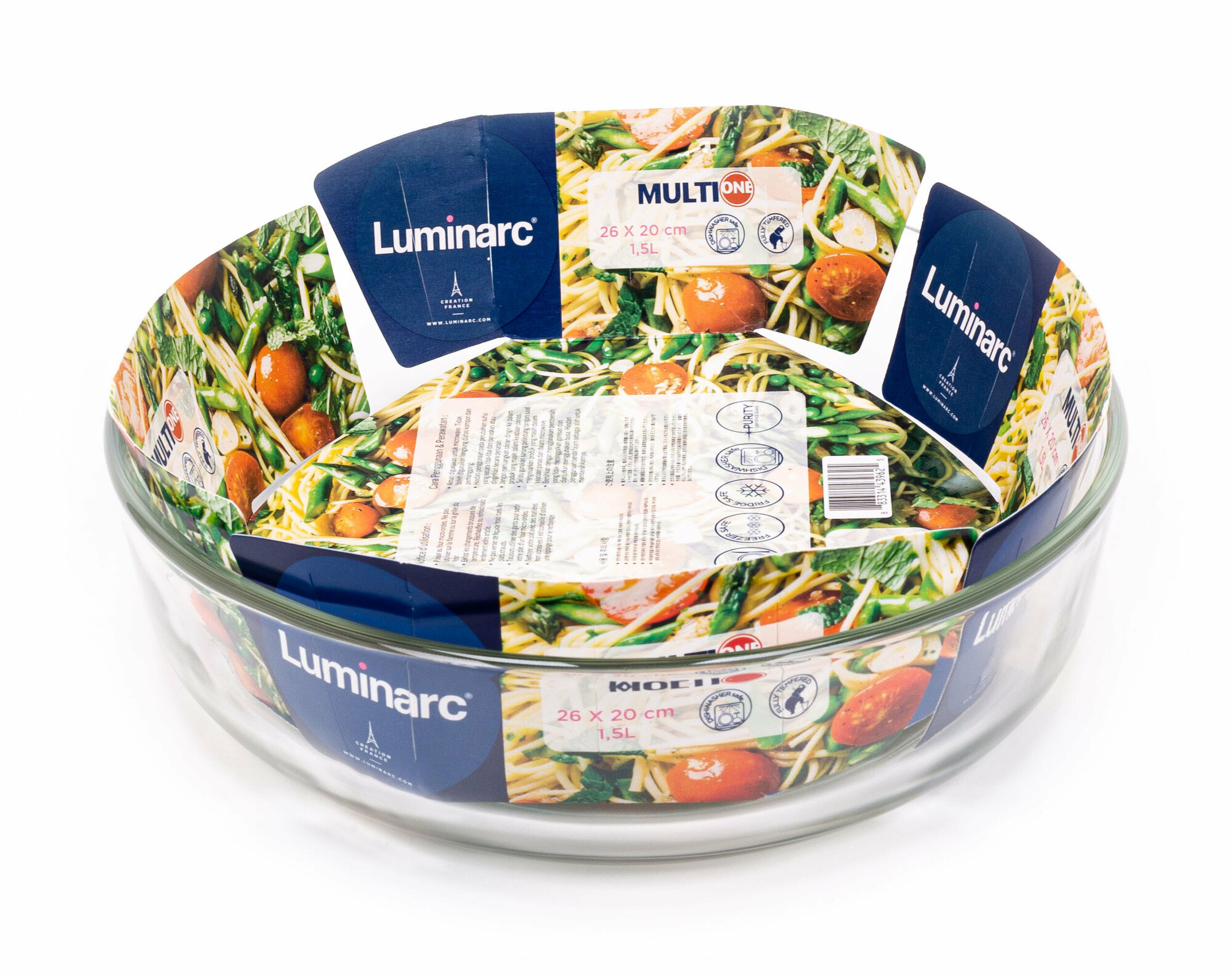 фото Форма для выпечки Luminarc Sabot овальная жаропрочное стекло 260х200х50мм