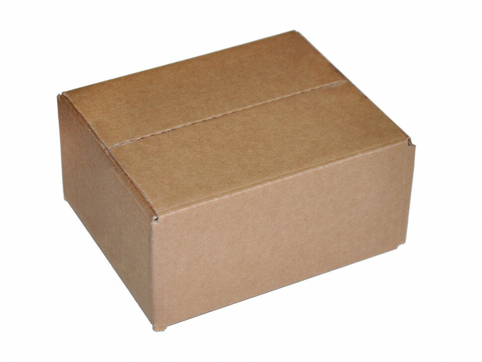Картонная коробка 4-х клапанная 16х13х7,5 см (Т-23), В, Бурый - 20 шт. KOR-161675