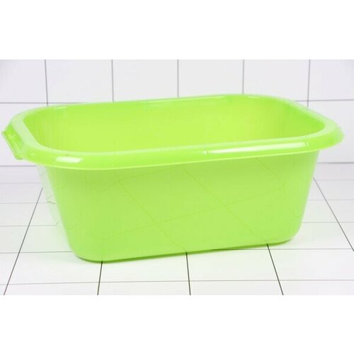 ТАЗ 10л прямоугольный ПП зеленый