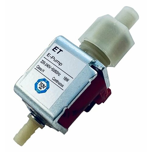 Насос ET E-Pump 18W ET 220-240V для парогенератора швабры-пылесоса и др техники - вывод под угол 2600₽