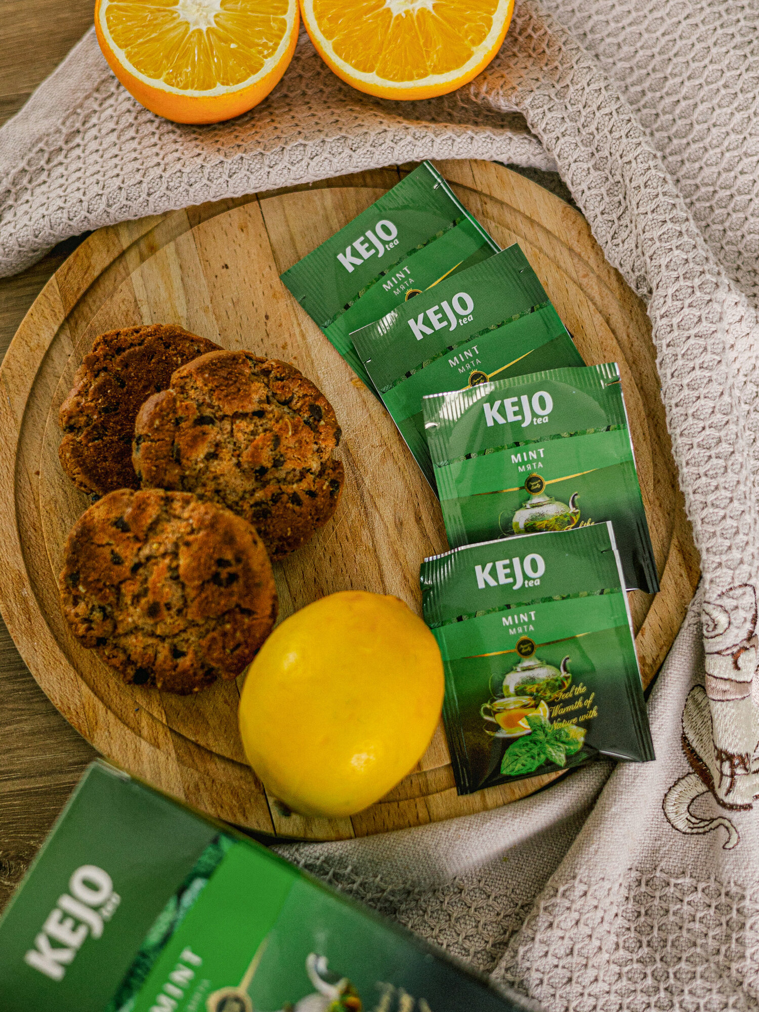 Мята KEJOfoods MINT в пакетиках 25*1,8гр картон - фотография № 14