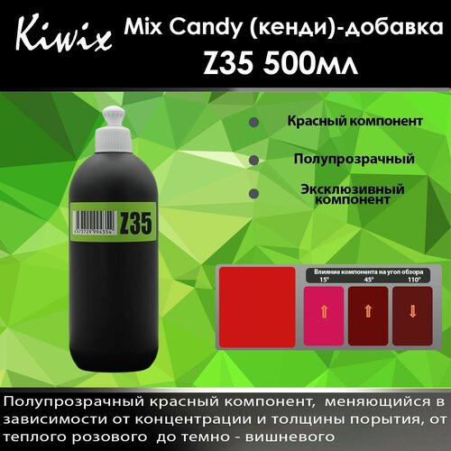 KIWIX MIX Candy (кенди)-добавка Z35 0.5л. Компонент микс. Краска автомобильная. снежноягодник мэджикал кенди 1шт