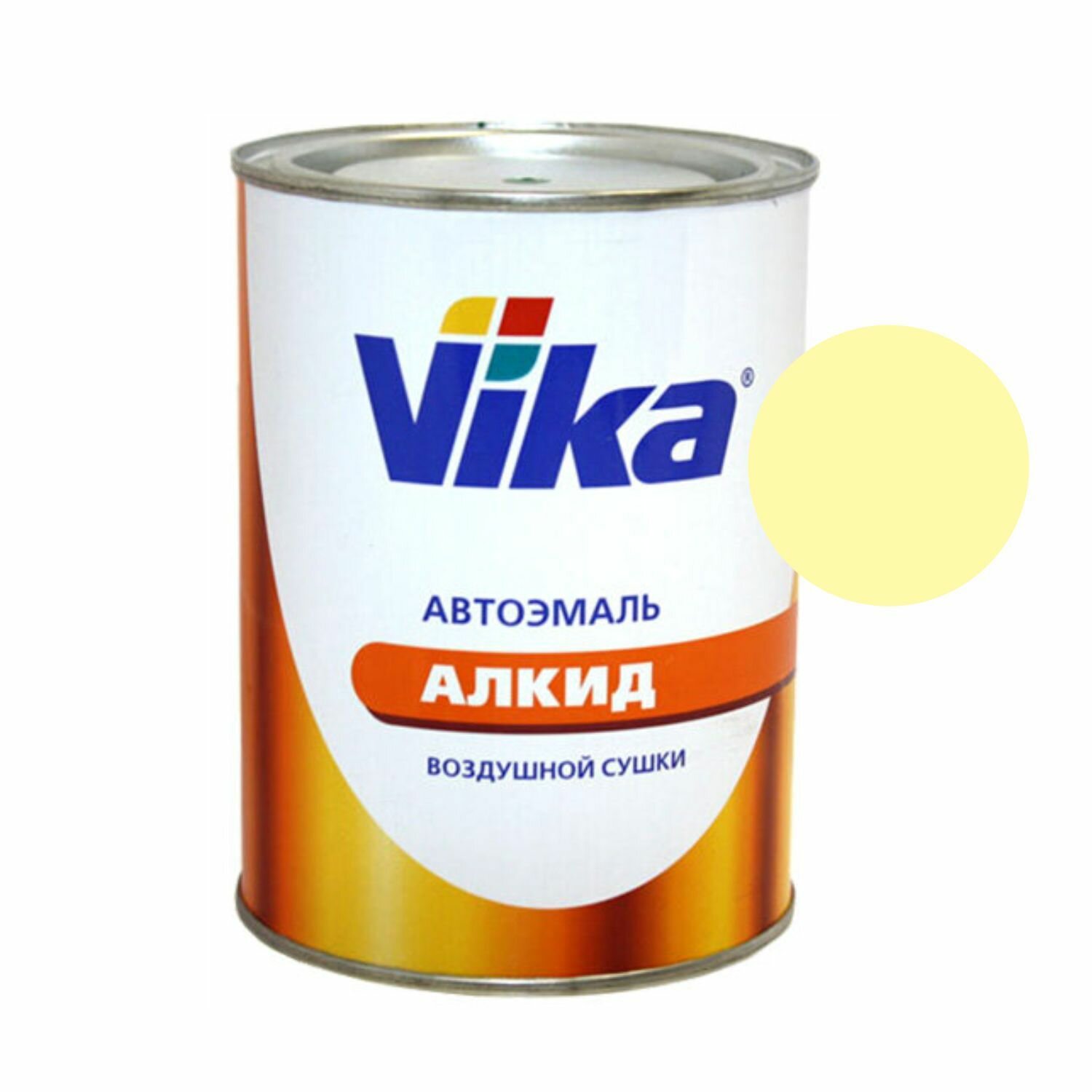 Алкидная эмаль "Vika 60" желтовато-белая 215, 0,8кг