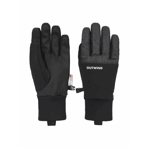 фото Перчатки outwind outwind shake gloves, размер m, серый, черный