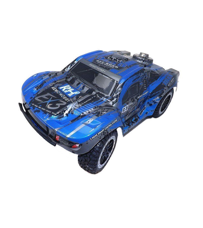 Радиоуправляемый шорт-корс Remo Hobby EX3 Brushless (синий) 4WD 2.4G 1/10 RTR